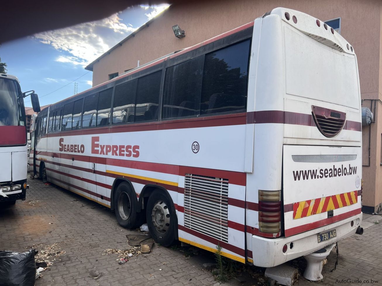 Volvo B10R 6X2 in Botswana