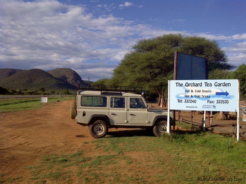Land Rover 110 in Botswana
