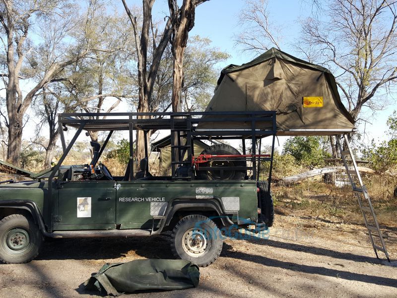Land Rover Defender TDI in Botswana