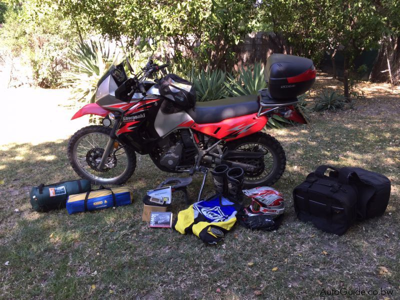 Kawasaki KLR 650 in Botswana